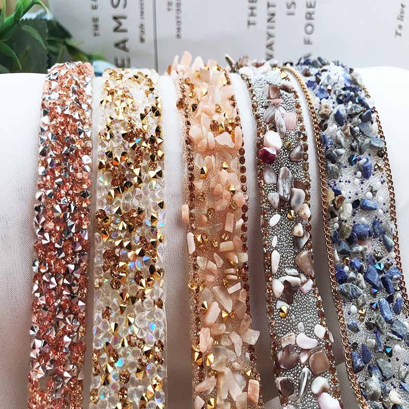 Crystal Mesh Fabric - Diamond Band Diy Clothing Code Chain