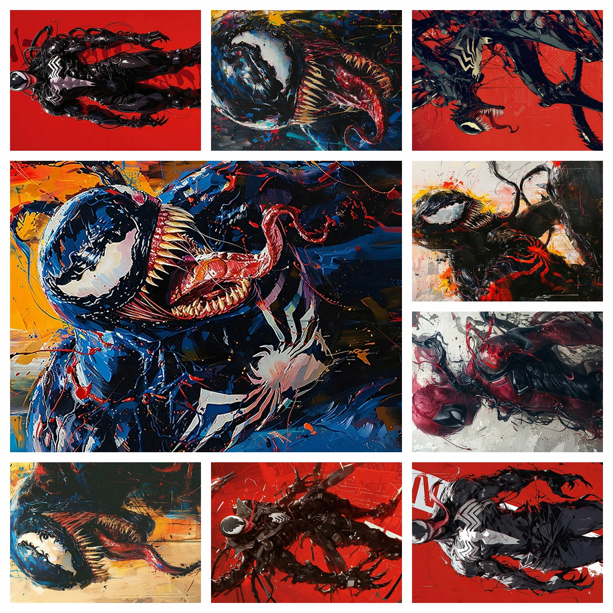Anime Marvel venom spider-man  – Embroidery Embellishments Bewertung und Preis