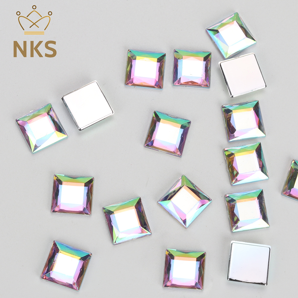 NKS 10mm 12mm Faceted Square C – Hotfix Rhinestone Sheet Bewertung und Preis