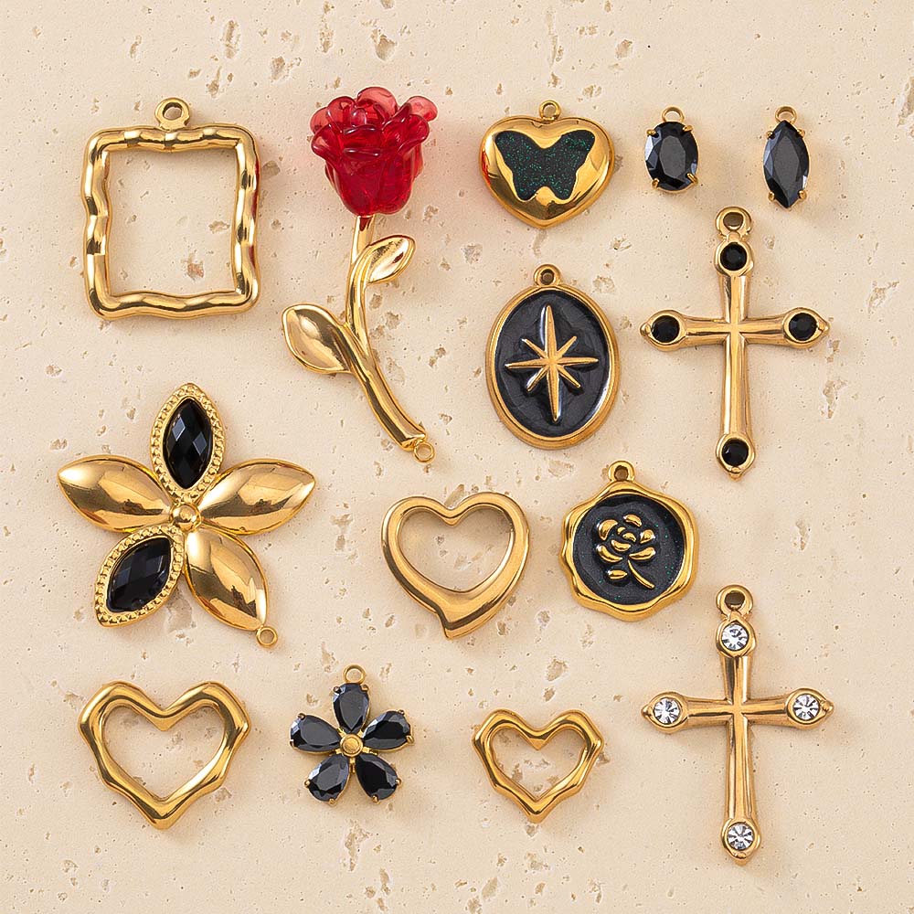 2pcs Stainless Steel Flower Cr – Embellishment Crafts Bewertung und Preis