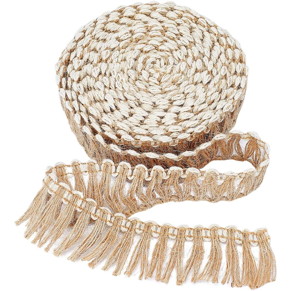 5 Meters Burlap Fringe Tassel  – Tassel Fringe Trim Bewertung und Preis