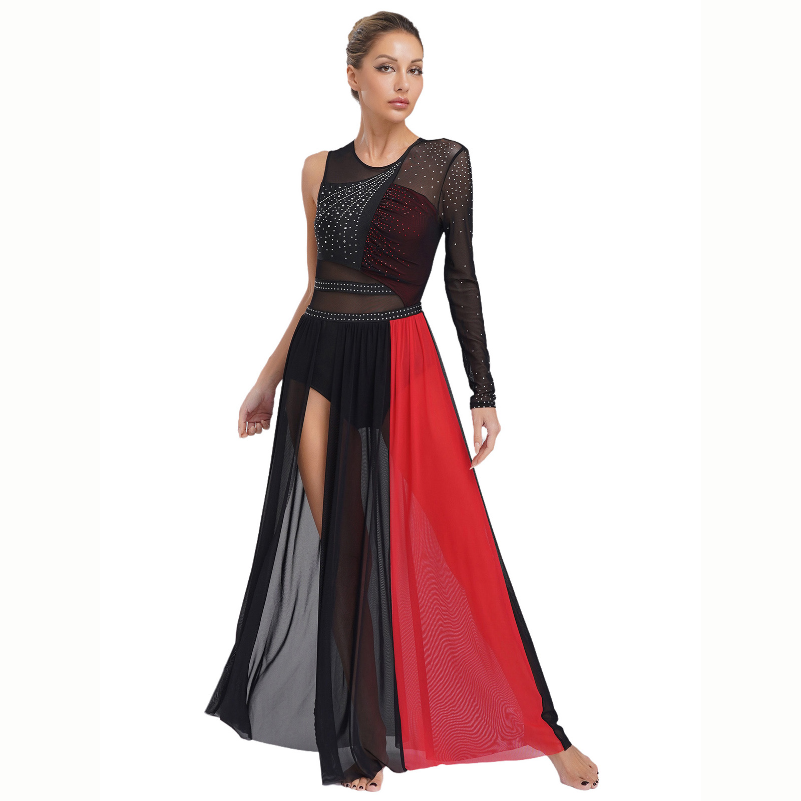 Women Lyrical Dance Costume Rh – Rhinestone Banding Trim Bewertung und Preis