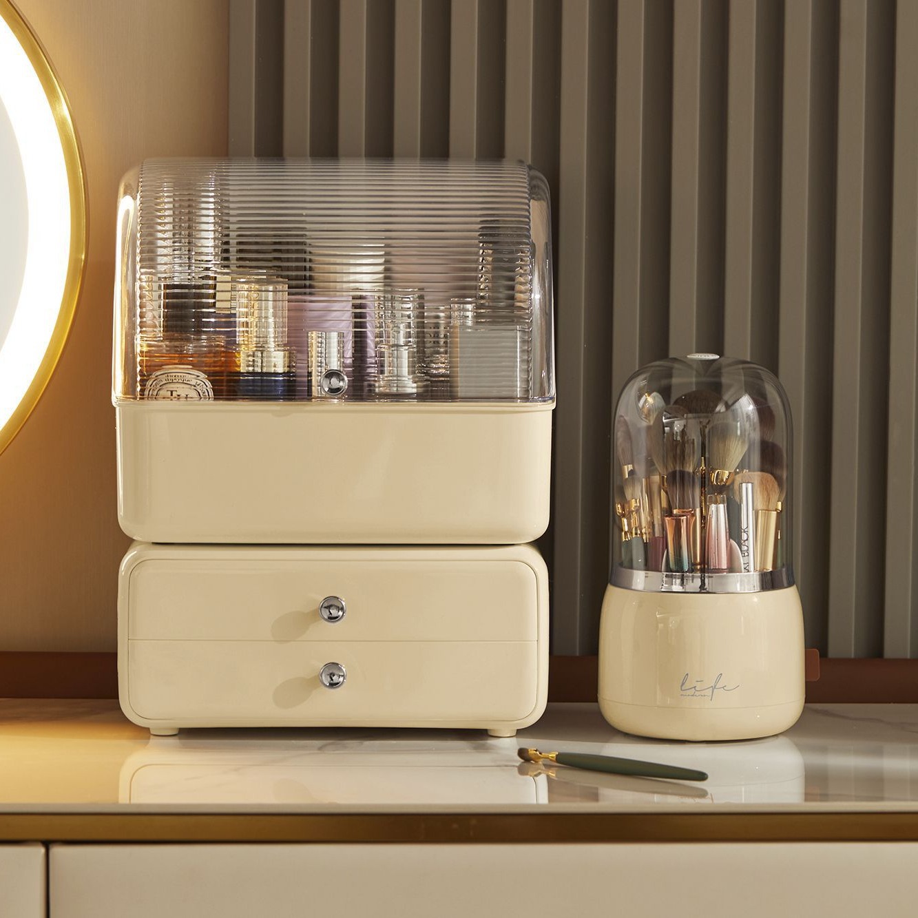 Desktop Cosmetics Storage Box  – Craft Embellishment Storage Bewertung und Preis