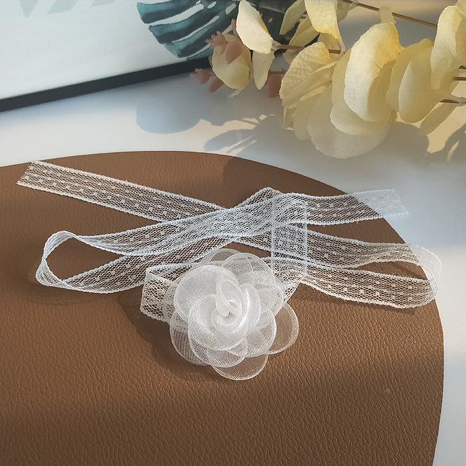 Lace Ribbon Tie Headband With  – Lace Ribbon Trim Bewertung und Preis