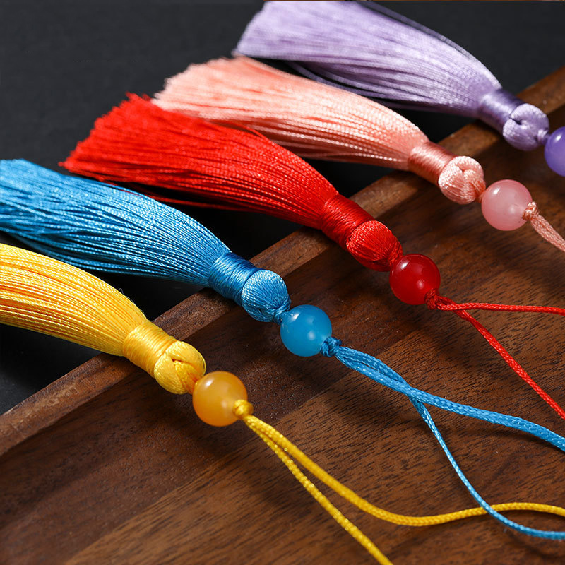 10/5Pcs Polyester Silk Tassel  – Beaded Trim Fringe Bewertung und Preis