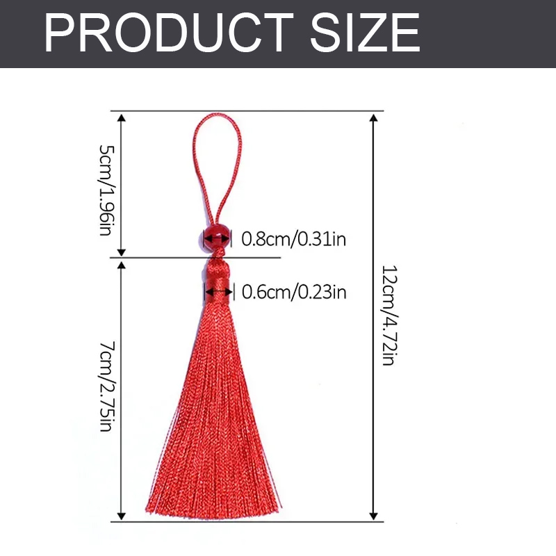 10/5Pcs Polyester Silk Tassel  – Beaded Trim Fringe Bewertung und Preis