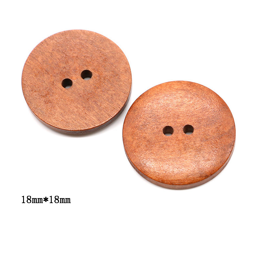 10pcs 18mm Round Wooden Button – Embellishments For Scrapbooking Bewertung und Preis