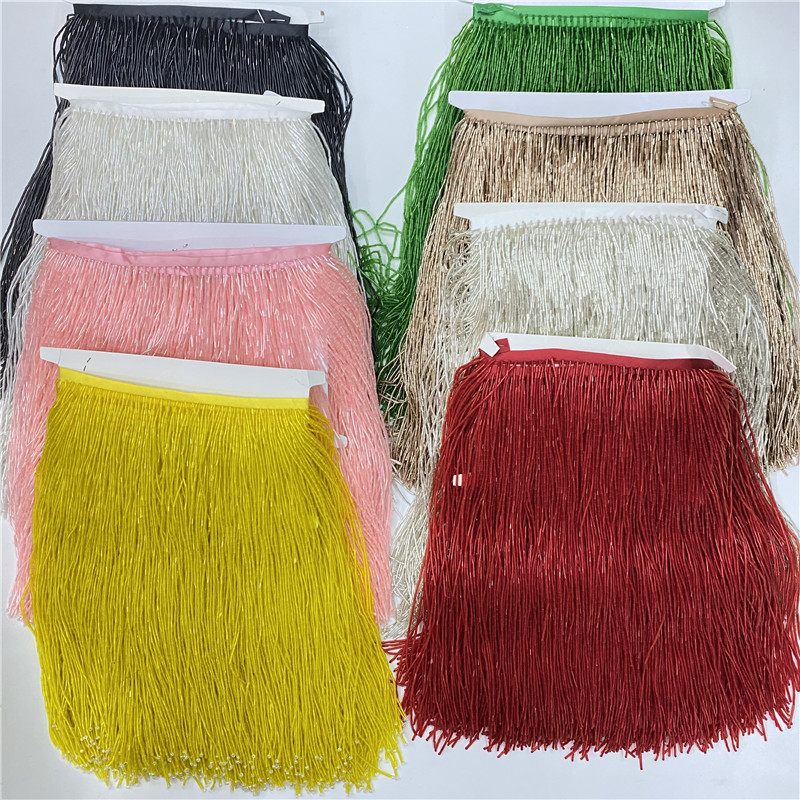2metros/lot 30cm Wide High Qua – Beaded Trim Fringe Bewertung und Preis