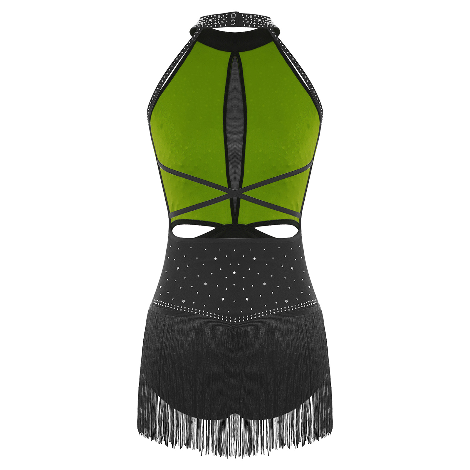 Women Dance Rhythmic Dresses S – Rhinestone Banding Trim Bewertung und Preis