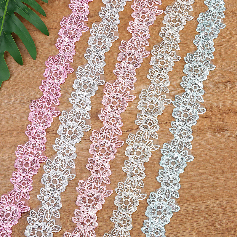 5CM Width Embroidered Organza  – Lace Ribbon Trim Bewertung und Preis