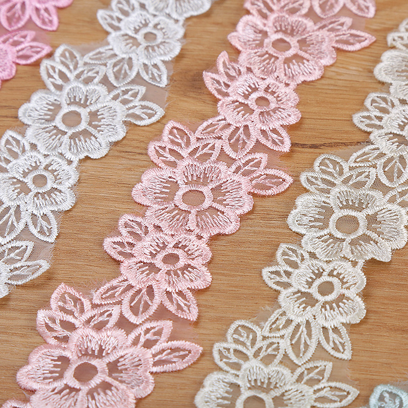 5CM Width Embroidered Organza  – Lace Ribbon Trim Bewertung und Preis