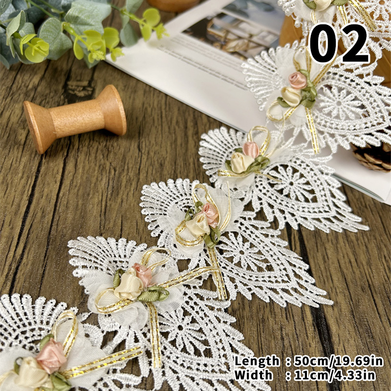 44/50cm 3D Flower Lace Trim Ap – Lace Ribbon Trim Bewertung und Preis