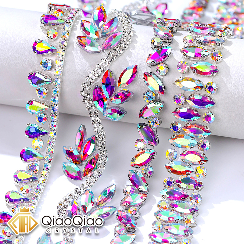 QIAO Rhinestone Trim Crystal A – Crystal Mesh Fabric Bewertung und Preis