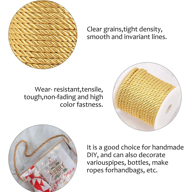 5mm 100yards Twisted Cord Rope – Cord Trim Twisted Bewertung und Preis