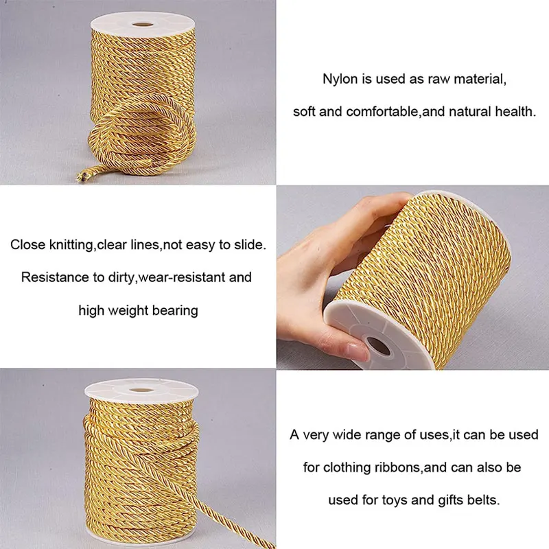 5mm 100yards Twisted Cord Rope – Cord Trim Twisted Bewertung und Preis