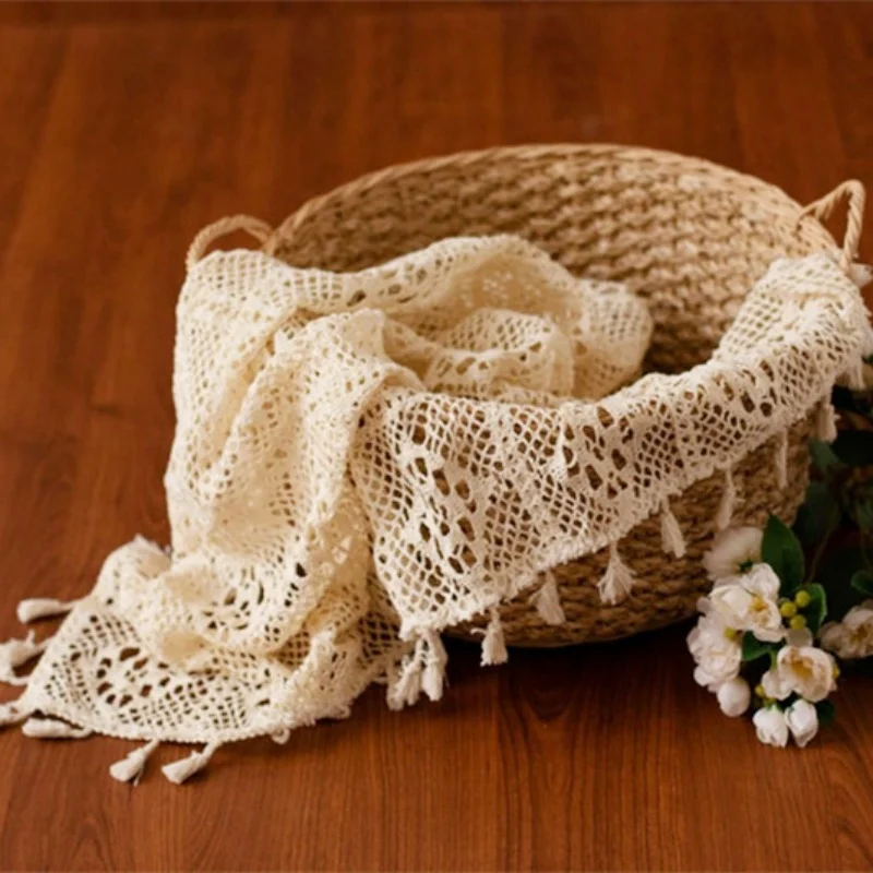 Newborn Photography Props Phot – Tassel Fringe Trim Bewertung und Preis