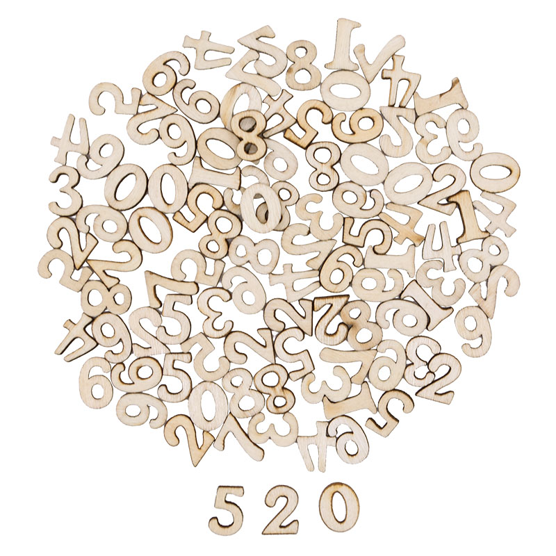 100pcs Letters Wooden Alphabet – Embellishments For Scrapbooking Bewertung und Preis