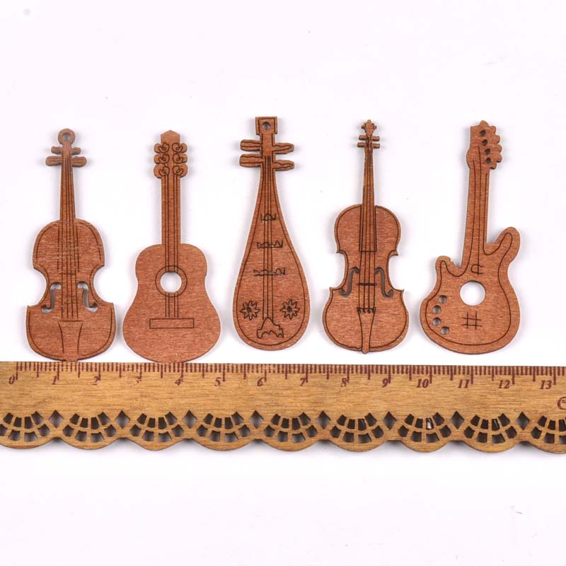20Pcs/set Wood Handicraft guit – Embellishments For Scrapbooking Bewertung und Preis
