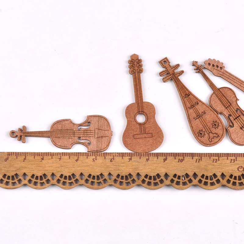 20Pcs/set Wood Handicraft guit – Embellishments For Scrapbooking Bewertung und Preis