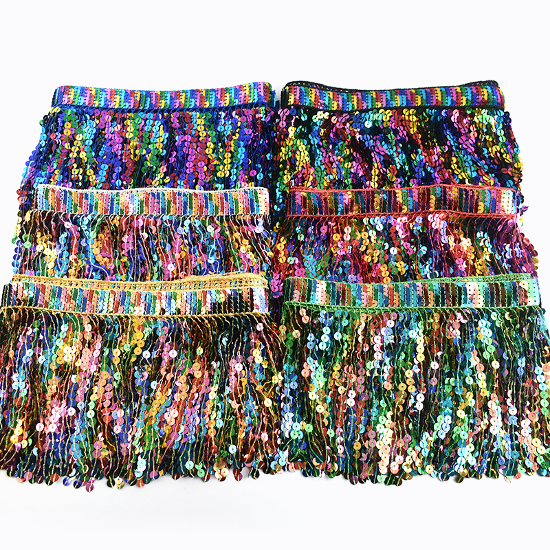 5/10Yards Sequin Fringe Tassel – Beaded Trim Fringe Bewertung und Preis