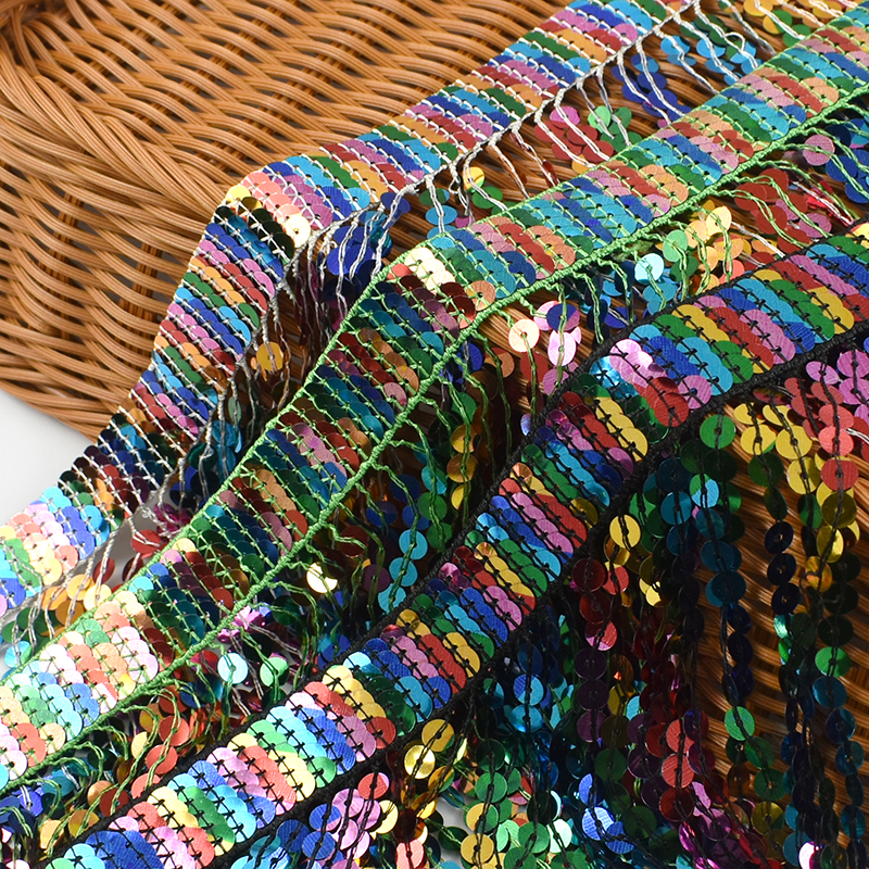 5/10Yards Sequin Fringe Tassel – Beaded Trim Fringe Bewertung und Preis
