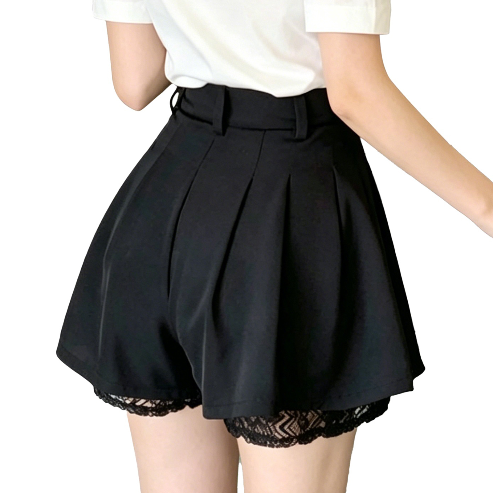 Women High Waist Tailored Trou – Elastic Lace Trim Bewertung und Preis