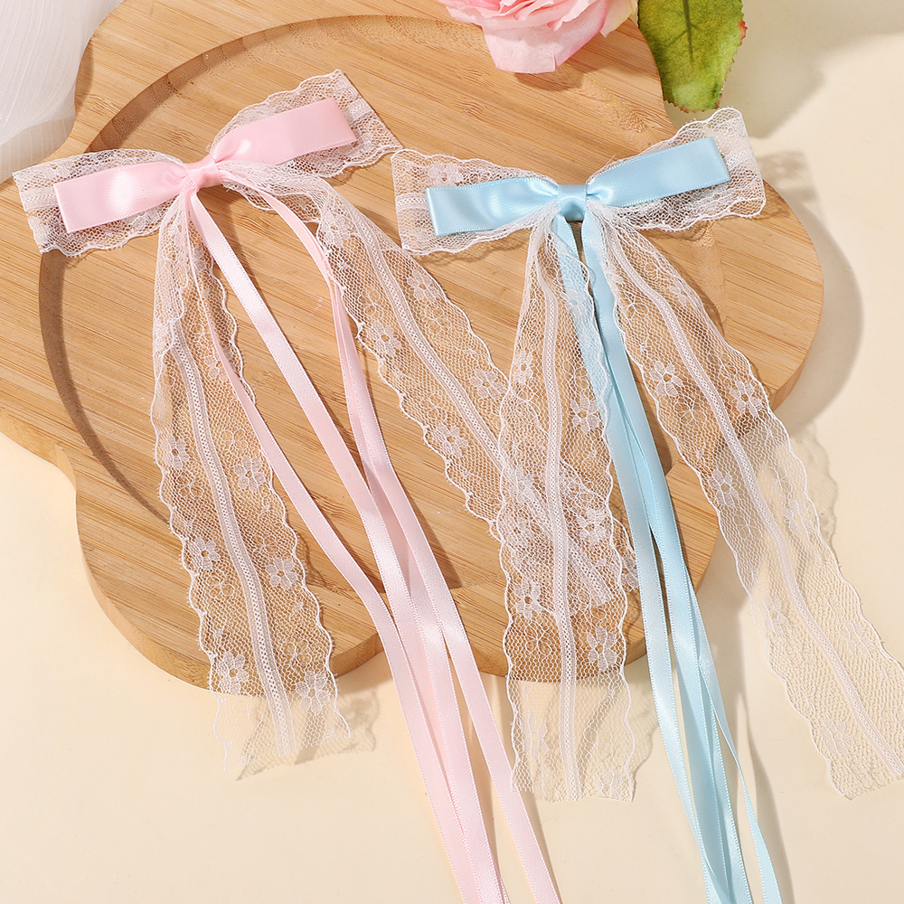 Korean Style Pink Blue Lace Bo – Tassel Fringe Trim Bewertung und Preis
