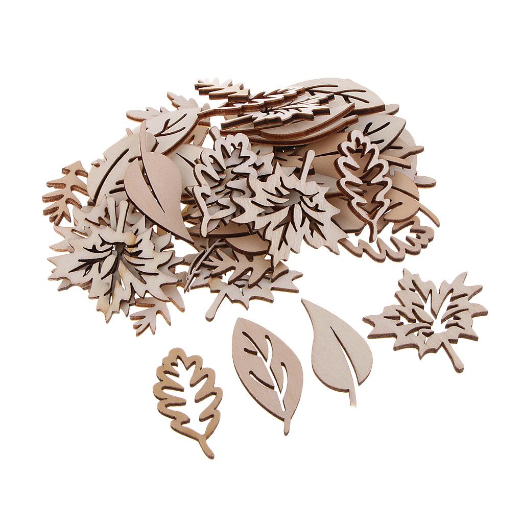 50 Pieces Wooden Leaves Embell – Christmas Craft Embellishment Bewertung und Preis