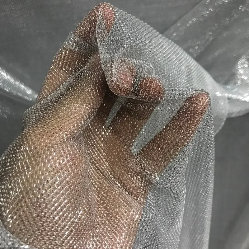 Mesh Elastic Fabric Shiny Ligh – Crystal Mesh Fabric Bewertung und Preis