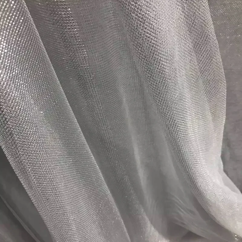 Mesh Elastic Fabric Shiny Ligh – Crystal Mesh Fabric Bewertung und Preis