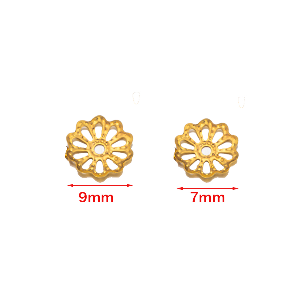 200pcs 7/9mm Filigree Flower H – Embellishment Crafts Bewertung und Preis