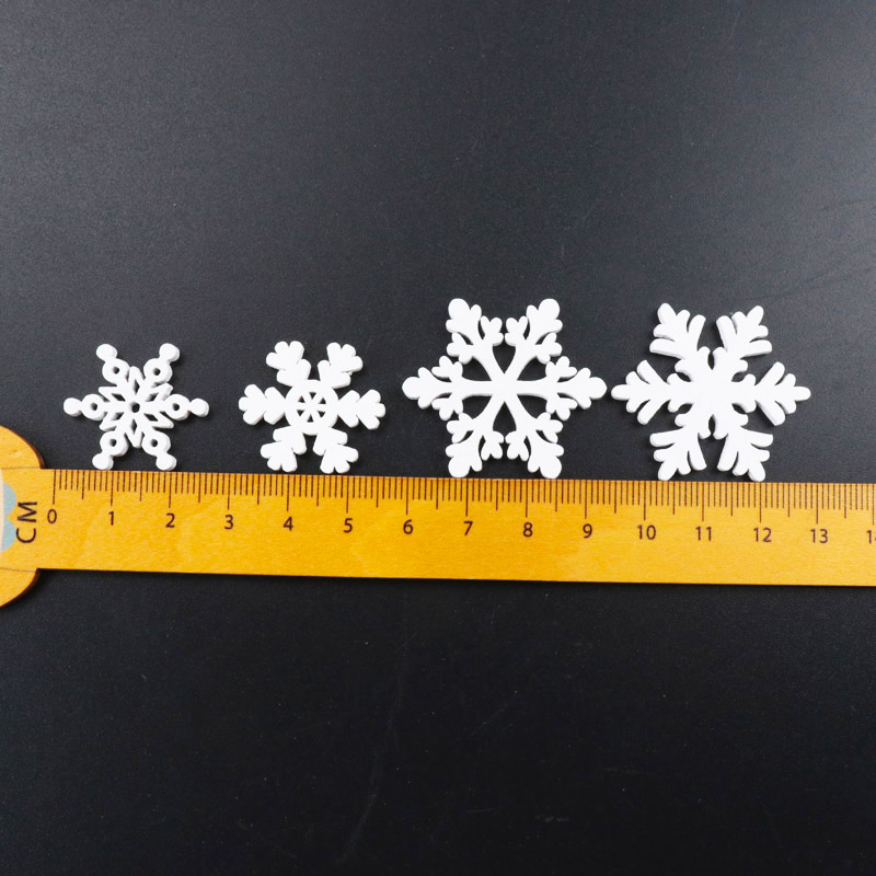20Pcs Wooden Christmas Snowfla – Christmas Craft Embellishment Bewertung und Preis