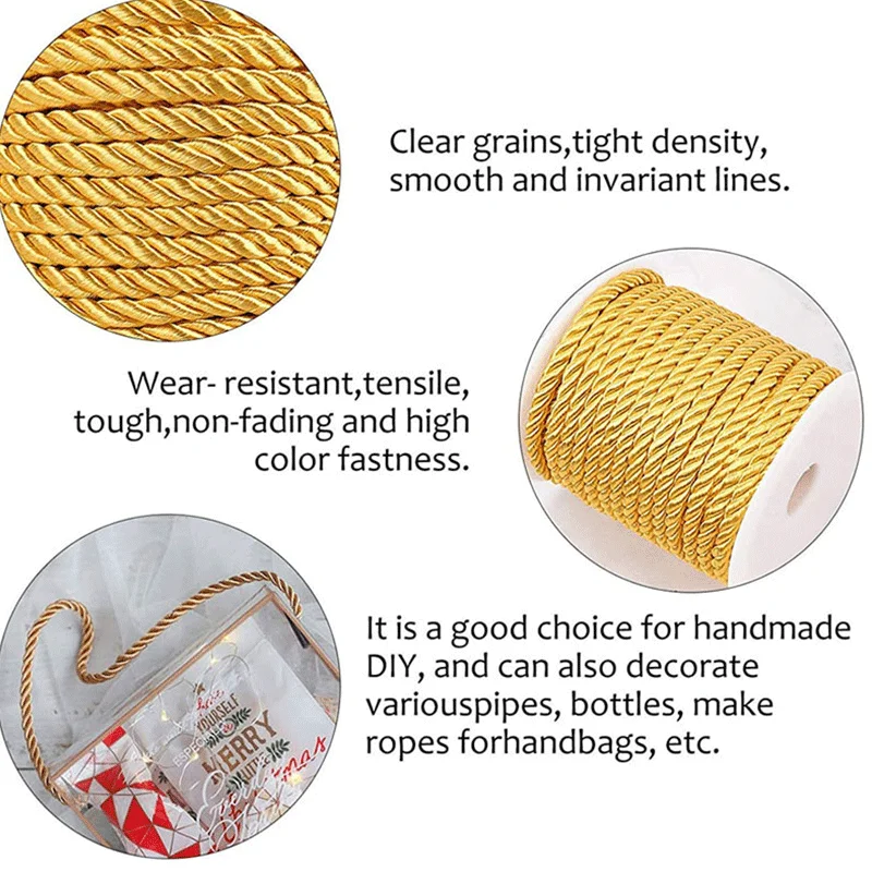 3mm 10m Twisted Cord Rope Trim – Cord Trim Twisted Bewertung und Preis