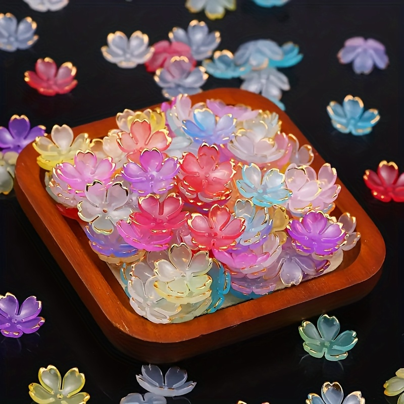 200/100pcs 15mm Colorful Acryl – Embroidery Embellishments Bewertung und Preis