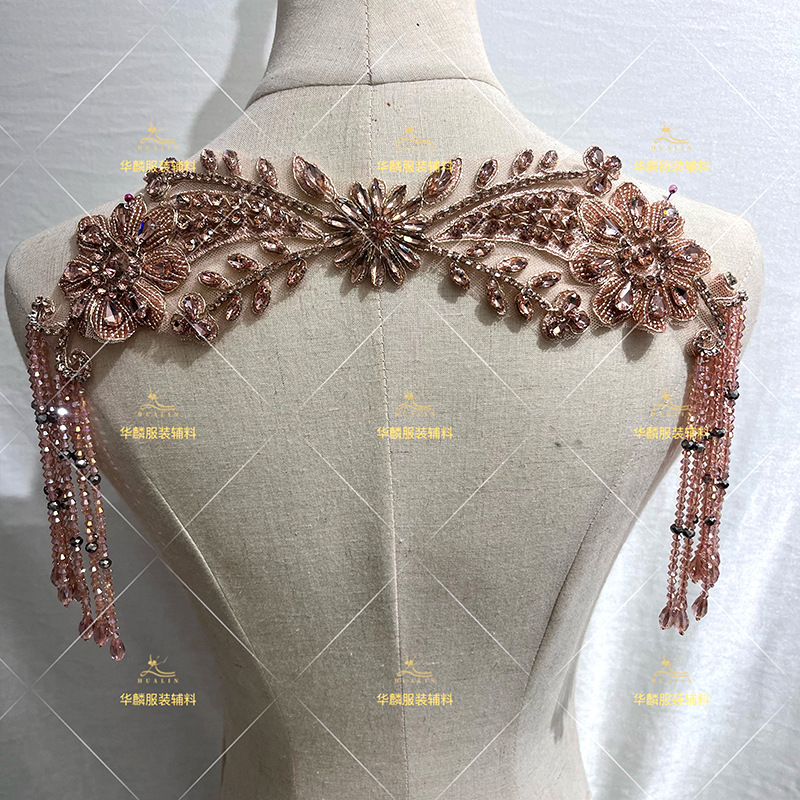 Hand Beaded Fringe Trim with P – Beaded Trim Fringe Bewertung und Preis