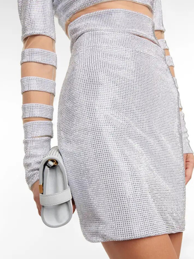 Sexy Two Piece Mesh Panel Band – Sequin Fabric Panel Bewertung und Preis