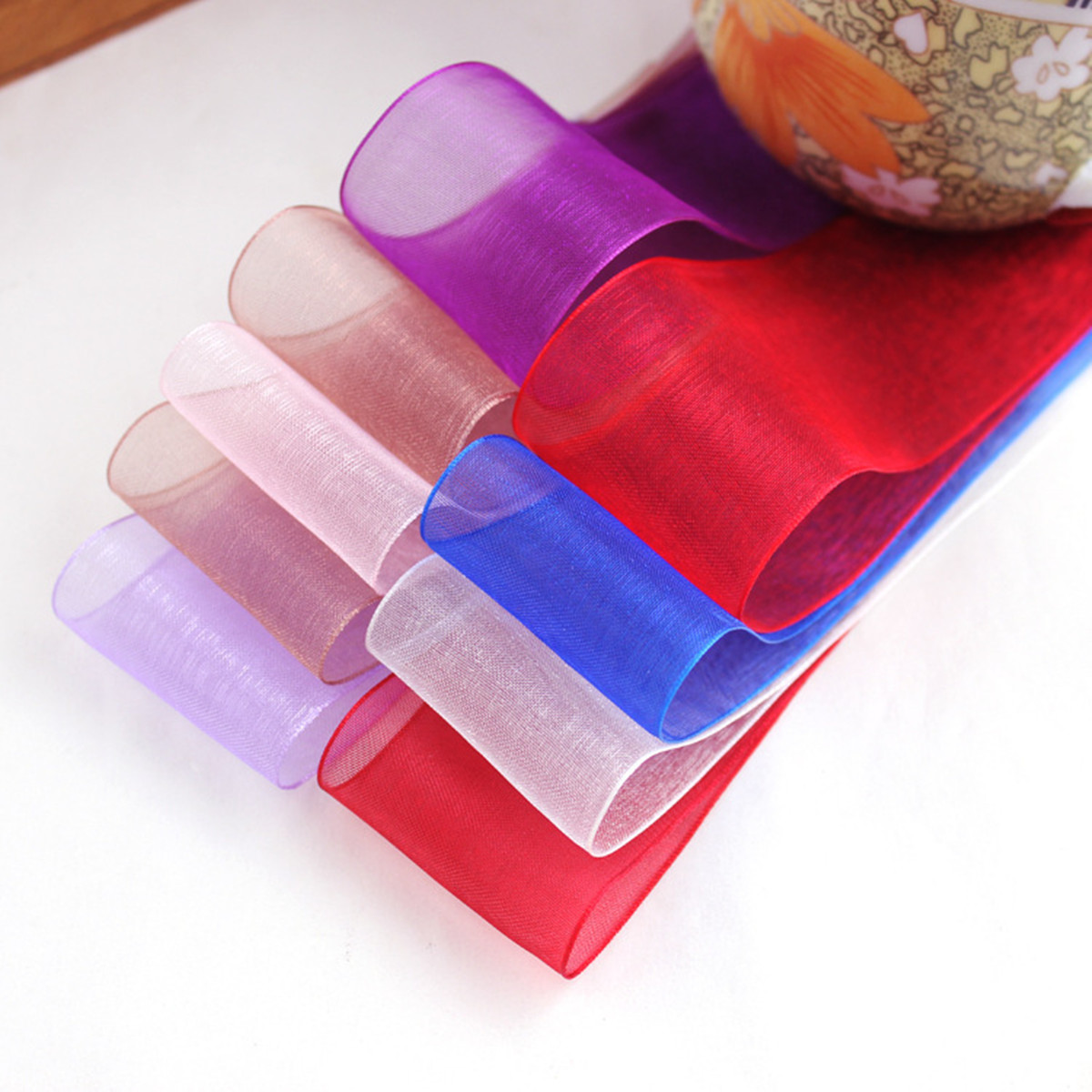 50 Yards 10/20/25mm Width Spoo – Organza Ribbon Spool Bewertung und Preis