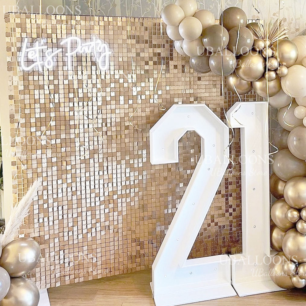 Matte Beige Gold Shimmer Sequi – Sequin Fabric Panel Bewertung und Preis