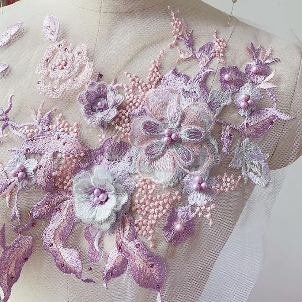 3D Flowers Beaded Lace Fabrics – Embellishments For Scrapbooking Bewertung und Preis