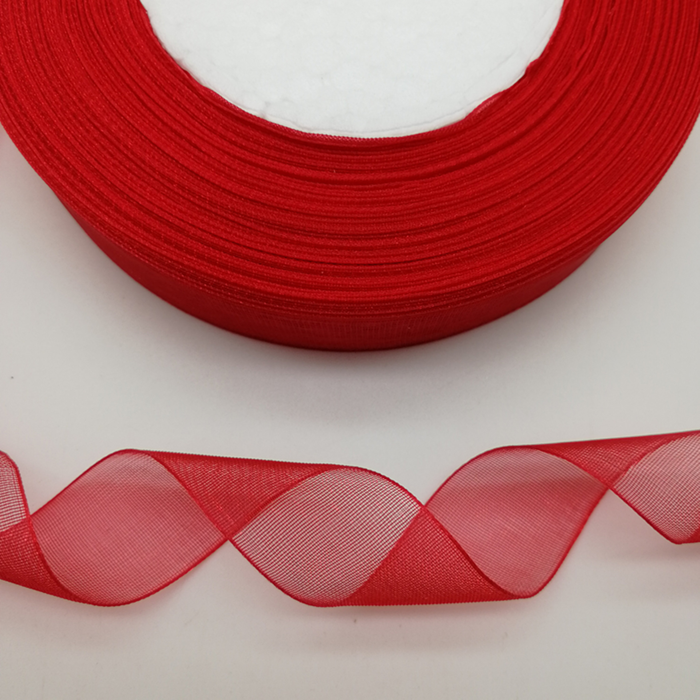 Hot 10mm 50Yards Spool Satin E – Organza Ribbon Spool Bewertung und Preis