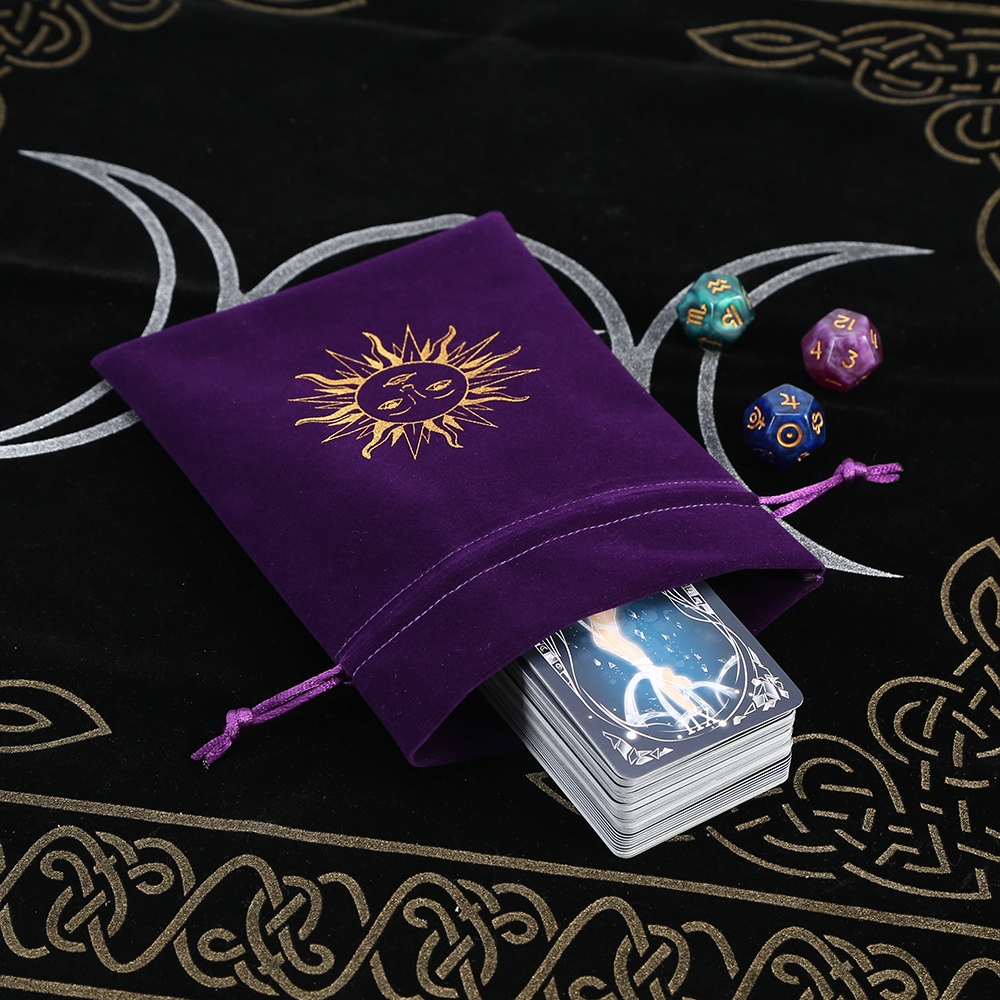5Pcs Tarot Storage Velvet Bag  – Craft Embellishment Storage Bewertung und Preis