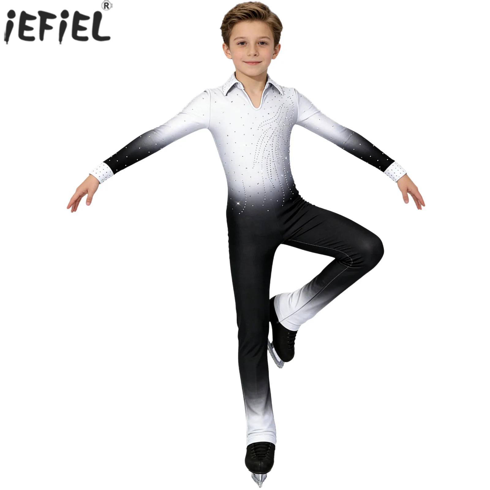 Kids Boys Figure Skating Dance – Rhinestone Banding Trim Bewertung und Preis