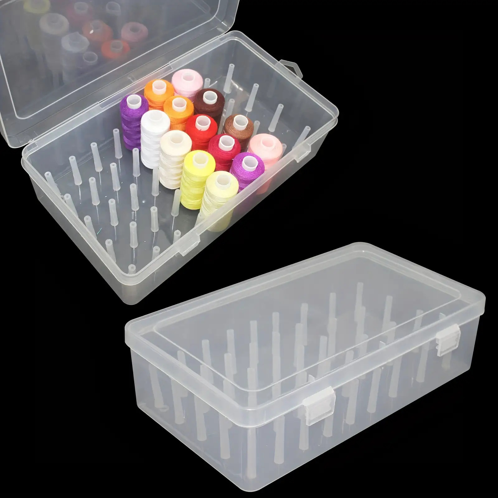 Clear Plastic Sewing Thread St – Craft Embellishment Storage Bewertung und Preis