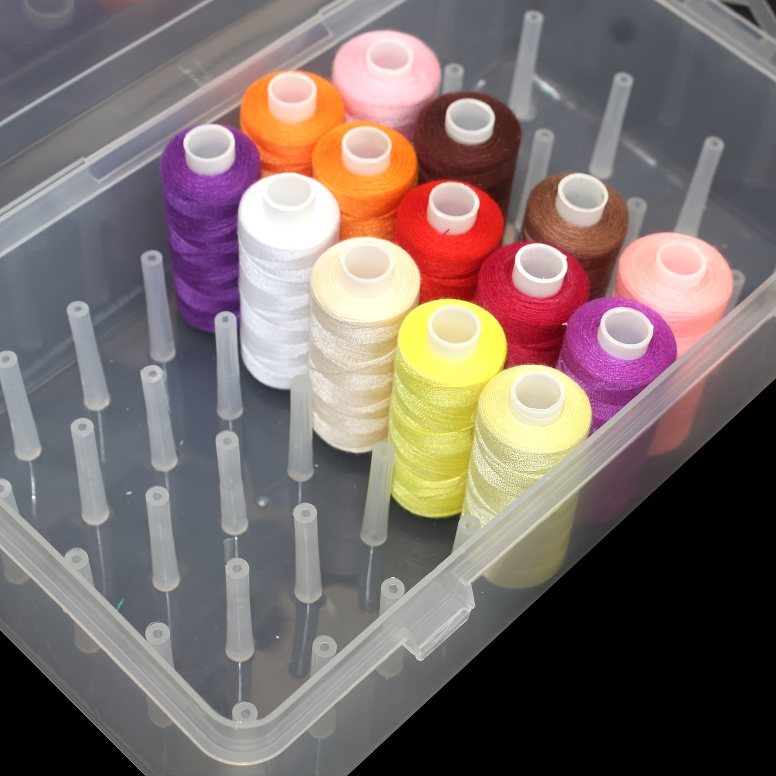 Clear Plastic Sewing Thread St – Craft Embellishment Storage Bewertung und Preis