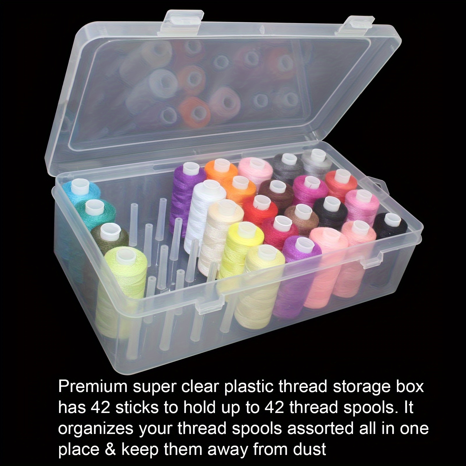Clear Plastic Sewing Thread St – Craft Embellishment Storage Bewertung und Preis