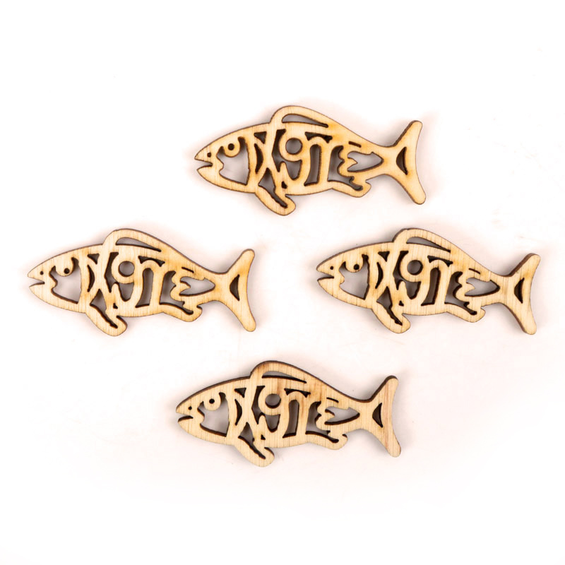 Wooden Cute Fish Shape Arts Pa – Embellishments For Scrapbooking Bewertung und Preis