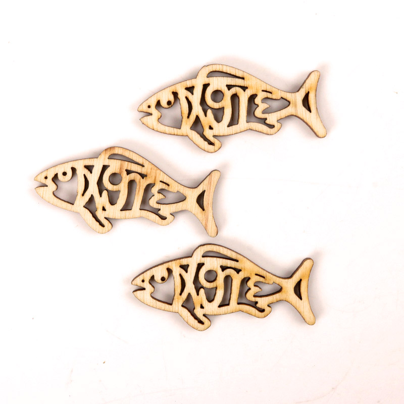 Wooden Cute Fish Shape Arts Pa – Embellishments For Scrapbooking Bewertung und Preis
