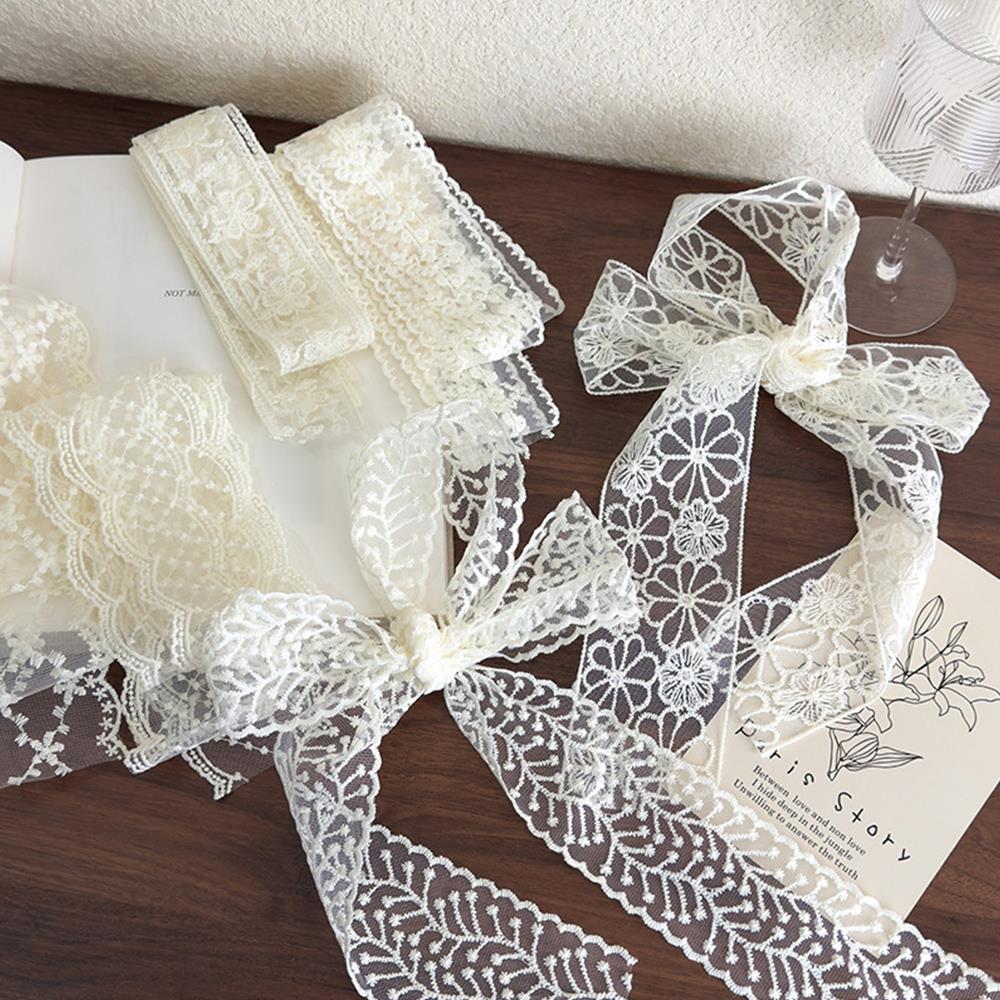 Elegant Lace Scarf Bow Necklac – Lace Ribbon Trim Bewertung und Preis