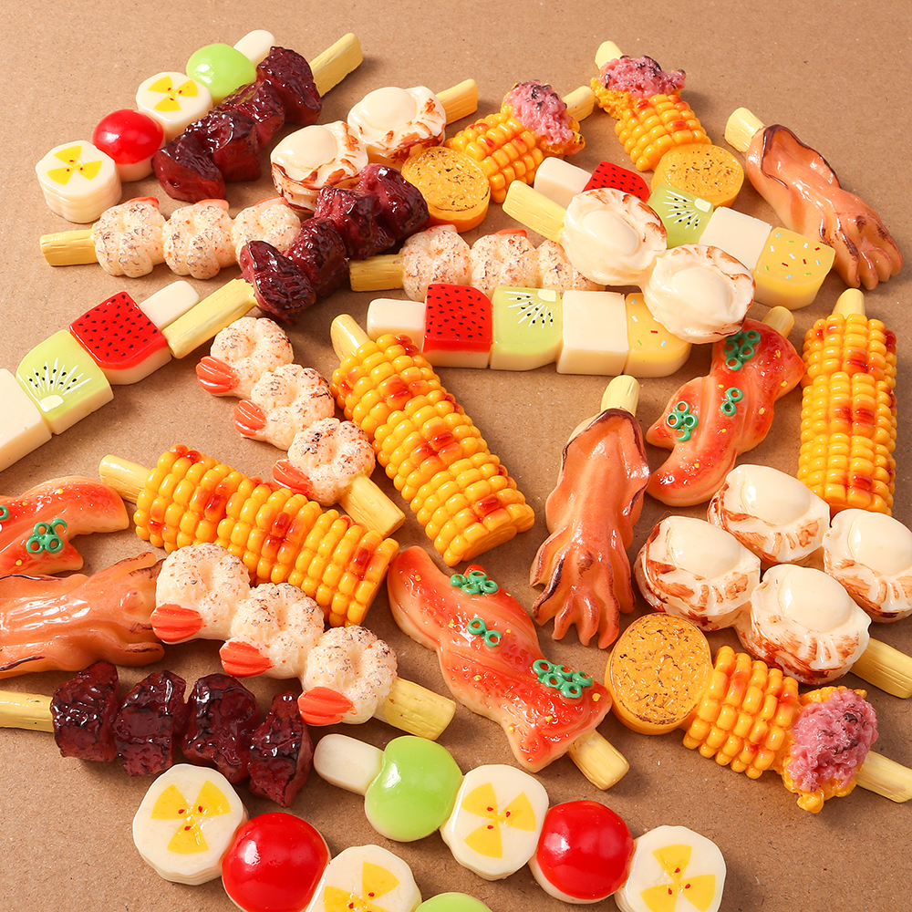 4pcs Simulation Foood Barbecue – Embellishments For Scrapbooking Bewertung und Preis