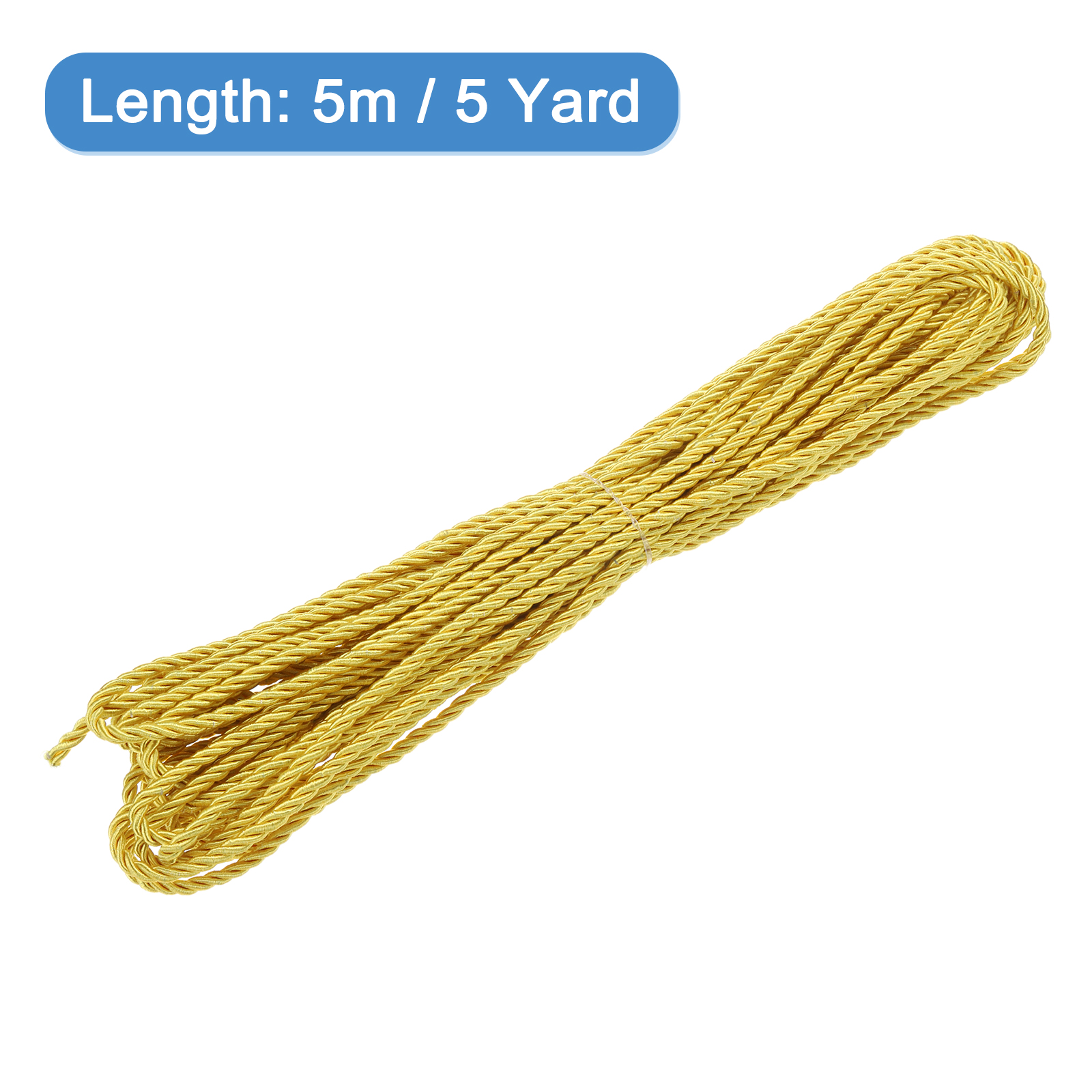 Uxcell 5 Yard 3mm Twisted Cord – Cord Trim Twisted Bewertung und Preis